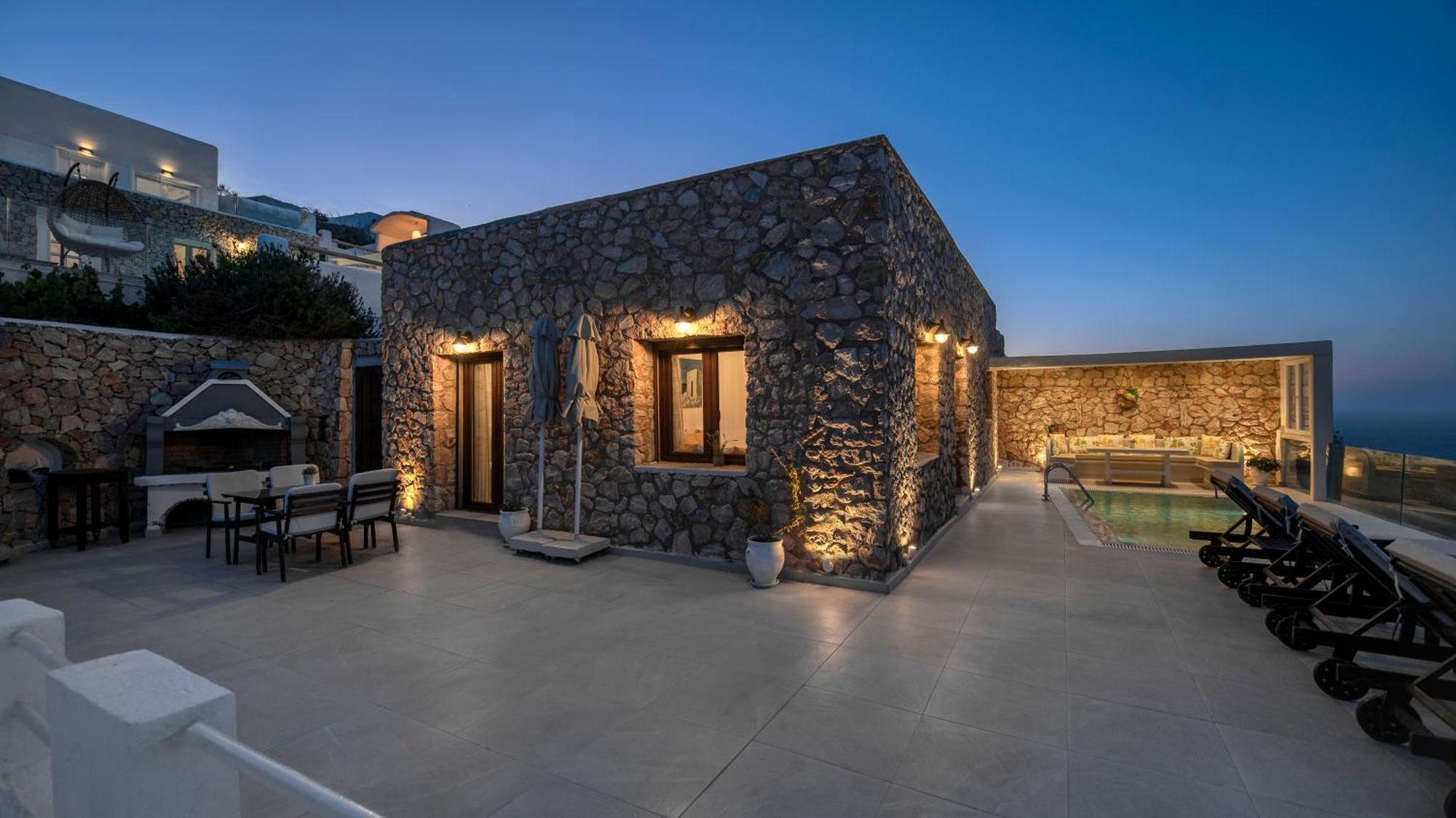 Dream Villa Santorini Vourvoúlos Exterior foto