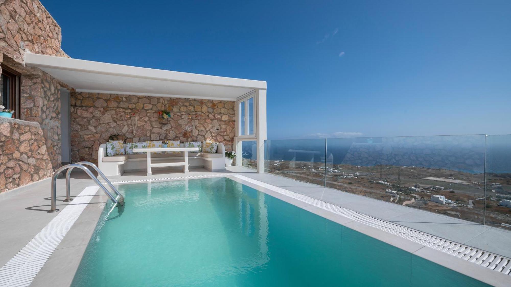 Dream Villa Santorini Vourvoúlos Exterior foto