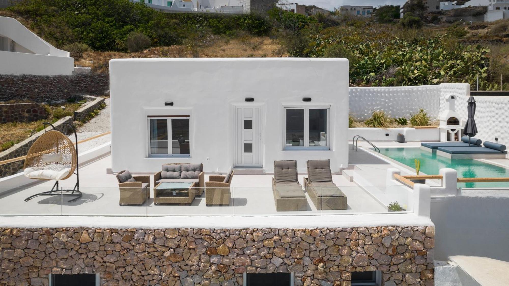 Dream Villa Santorini Vourvoúlos Exterior foto